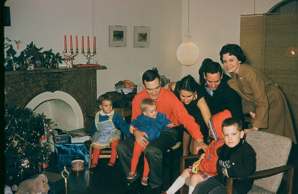 Christmas 1959, the Pancoast and the Heimsath at Henry Street