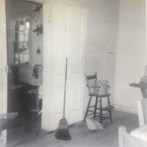 The high chair in the kitchen at Warrenton