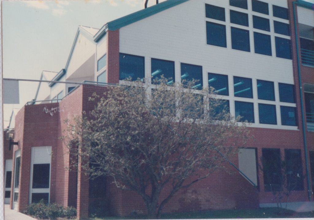 Exterior of Treaty Oak office space.